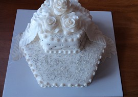 Svatební dort pro kamarádku