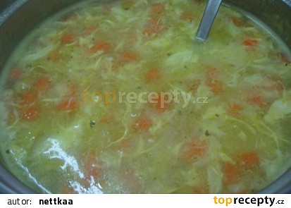 Zeleninová polévka s krupicí