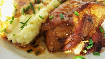 Krůtí stehno pod karamelovým závojem-pikantní, Krůtí stehno pod karamelovým závojem-pikantní