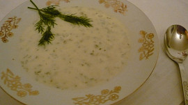 Kyšková polévka s koprem