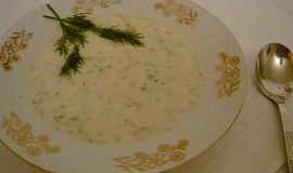 Kyšková polévka s koprem