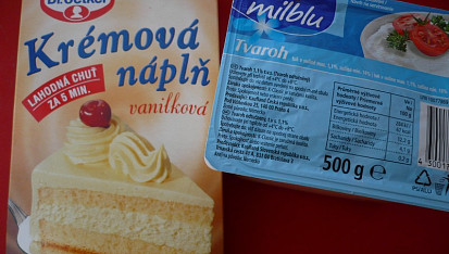 Tvarohovo -kávové poháry s ovocem