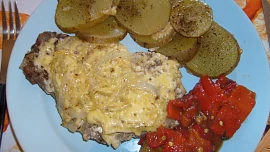 Pečená krkovička v kabátku