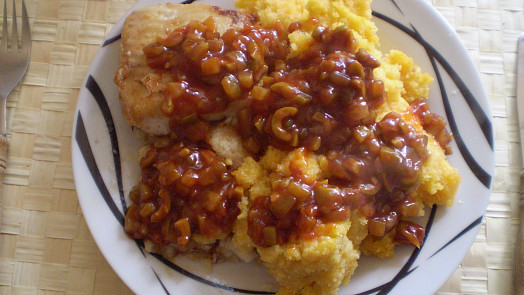 Halibut s pikantní omáčkou