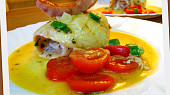 Pangasius rolky s moravskou klobásou a špekem (Dobrou chuť)