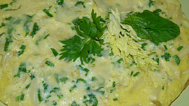 Omeleta s makarony