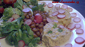 Paté z fazolí Borlotti a ricotty