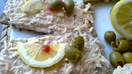 Pomazánka s celerem, křenem a pivem