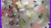 Taková polévečka s hlívou a droždím, detail