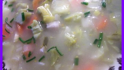 Taková polévečka s hlívou a droždím, detail