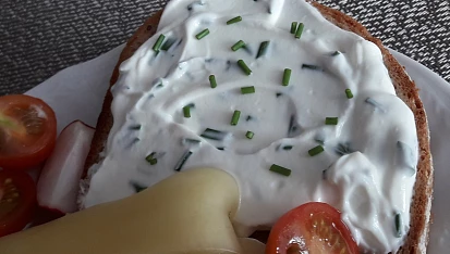 Jemná pažitková pomazánka