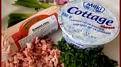 Lehká pomazánka nejen k večeři, použité suroviny