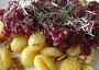 Gnocchi s brusinkovo rajčatovou omáčkou