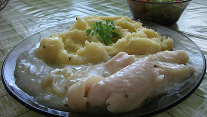 Pangasius na másle a bylinkách