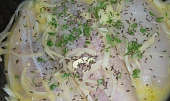 Pangasius na másle a bylinkách