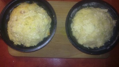 Muffiny s česnekem a šunkou