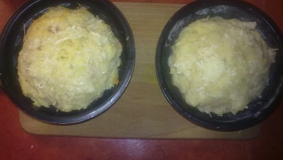 Muffiny s česnekem a šunkou