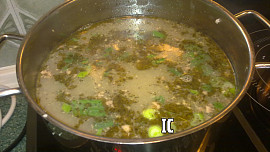 Rychlá  prejtová polévka se zeleninou