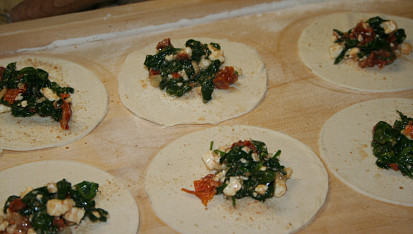 Řecké slané šátečky Spanakopita