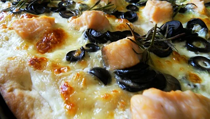 Al salmone - Pizza s lososem