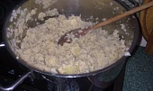 Květákový mozeček  se slaninou a s hlívou ústričnou