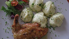Francouzské kuřátko na šafránu