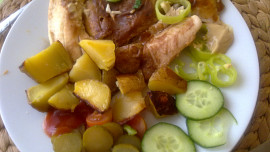 Pangasius  v marinádě se zázvorem