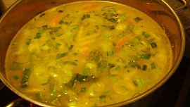 Nenáročná rychlá zeleninová polévka