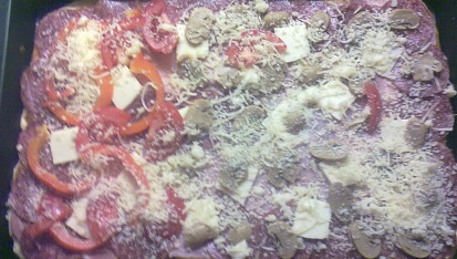 Domácí pizza na plech