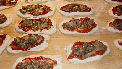 "Zapiekanky" - skvělá žampionová pizza svačinka