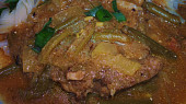 Citronové vepřové s fazolkami a zázvorem (detail...)