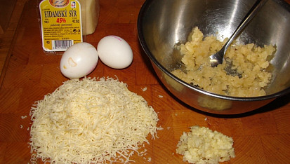 Fajnový smažený sýr - modifikace, suroviny