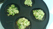 Sýrovo-brokolicové placky, Na pánvičce :)