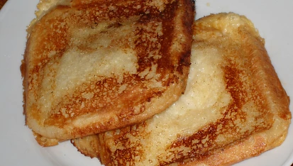 Francouzský toast po česku, Z jednoho hamburgeru jsou 2 kusy