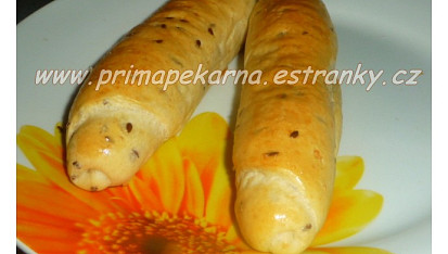 Škvarkové rohlíky s omládkem