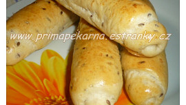 Škvarkové rohlíky s omládkem
