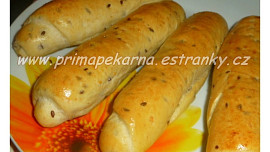Škvarkové rohlíky s omládkem