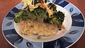 Zapečená rýže s brokolicí