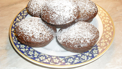 Lehoučké čokoládové muffiny