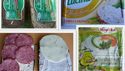Toustová skládanka, ...použité suroviny