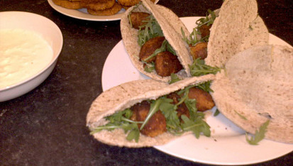 Falafel z červené čočky