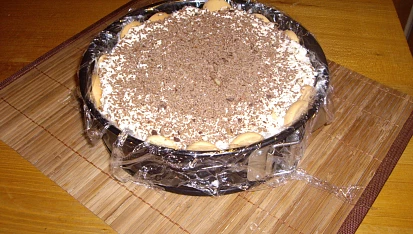 Ledový jablkový dort