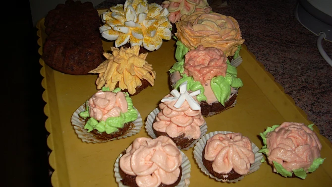Zdobené muffiny