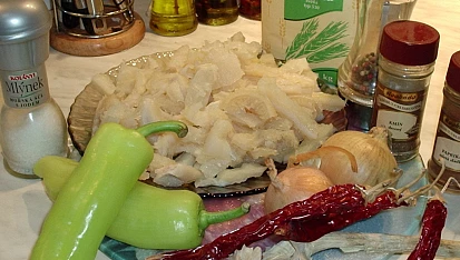 Dršťkový paprikáš, suroviny