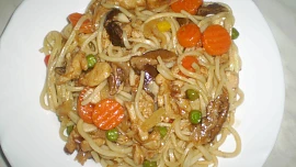 Ohnivé čínské nudle