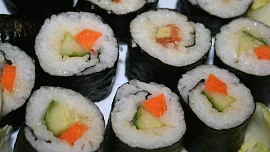 Sushi pro vegetariány a ne-konzumenty syrového masa