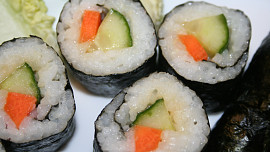 Sushi pro vegetariány a ne-konzumenty syrového masa