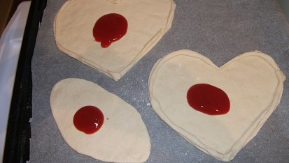 Valentýnská pizza