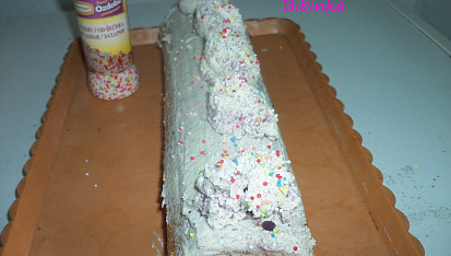 Borůvková roláda s krémem, Borůvková roláda s krémem