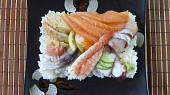 Rozházené sushi  Chirashizushi